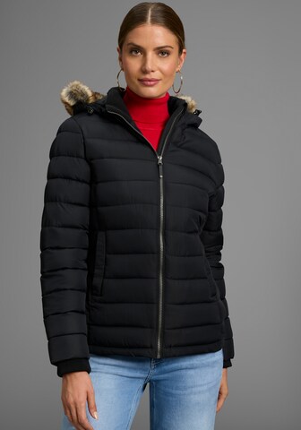 POLARINO Between-Season Jacket in Black: front