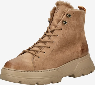 Bottines à lacets Paul Green en marron : devant