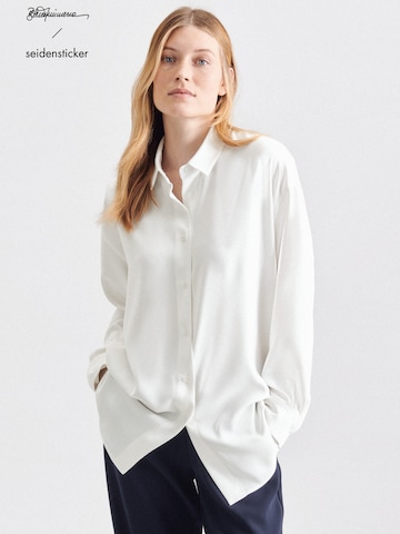 SEIDENSTICKER Blouse in White: front