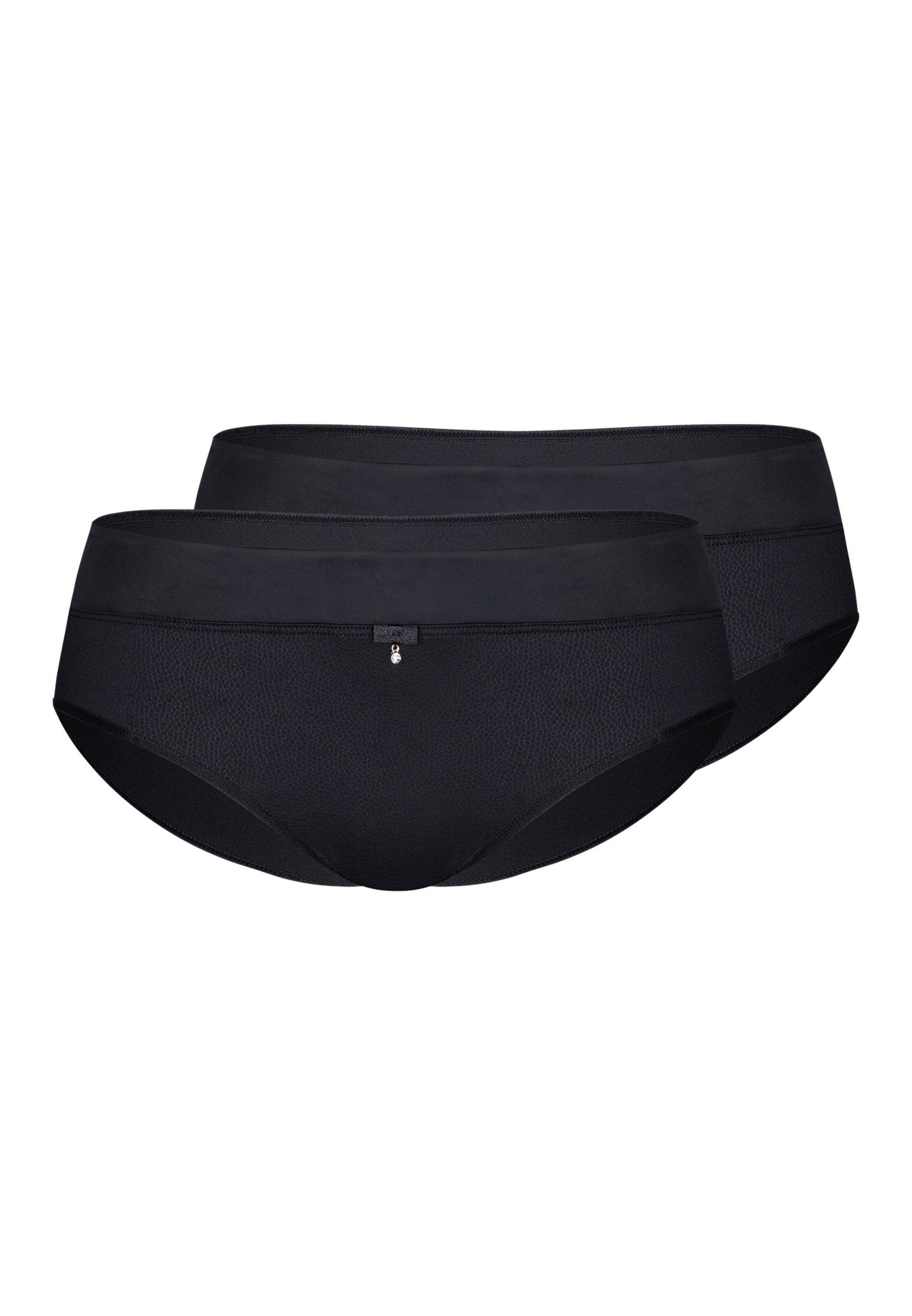 sassa Panty 'SENSUAL PEBBLE' in Black: front