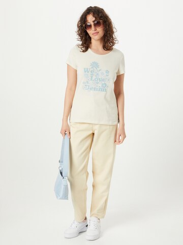 TOM TAILOR DENIM T-Shirt in Beige