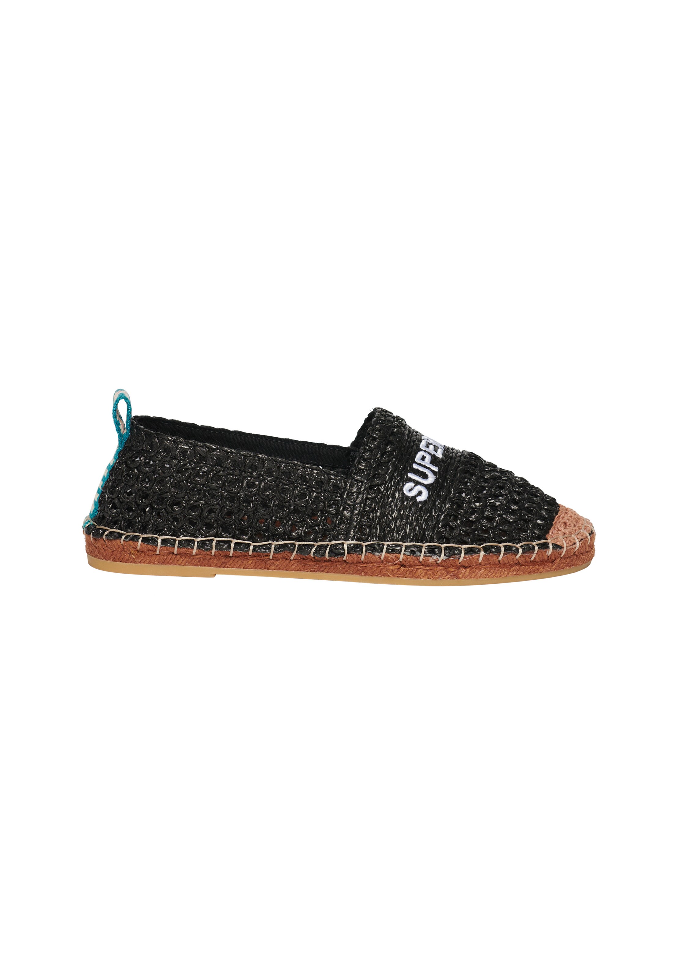 Espadrilles Superdry en noir : devant