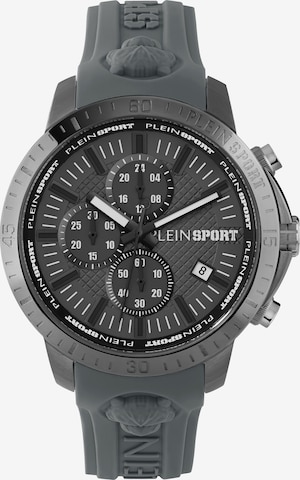 Plein Sport - Relógios analógicos 'Gain' em cinzento: frente