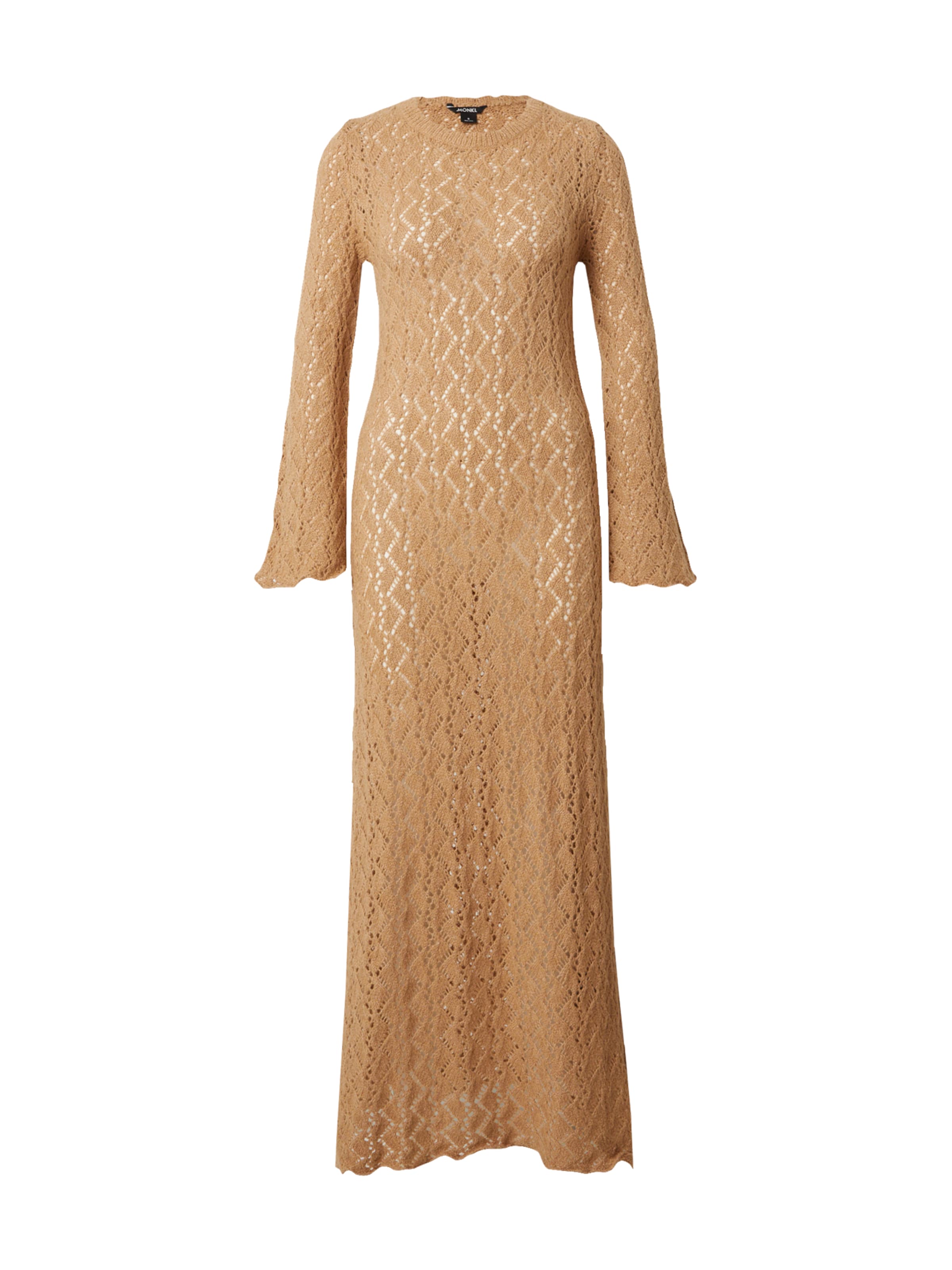 Monki Pletena obleka | bež barva: sprednja stran