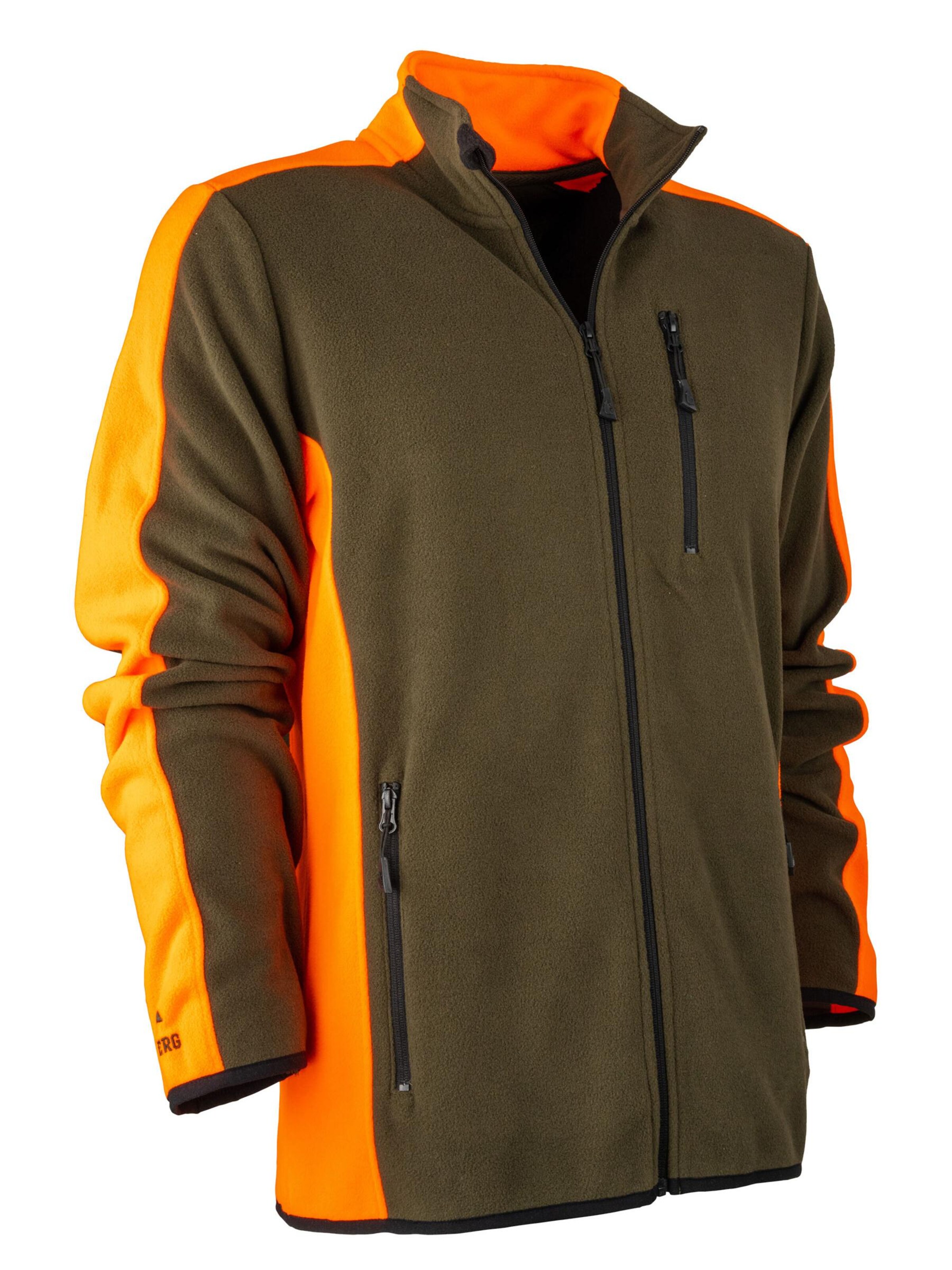 FORSBERG Fleece Jacket 'Bjarkir' in Green