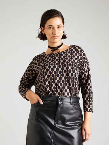 ONLY Carmakoma Särk 'CARALBA', värv must: eest vaates