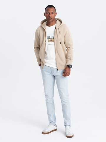 Ombre Sweatshirt in Beige