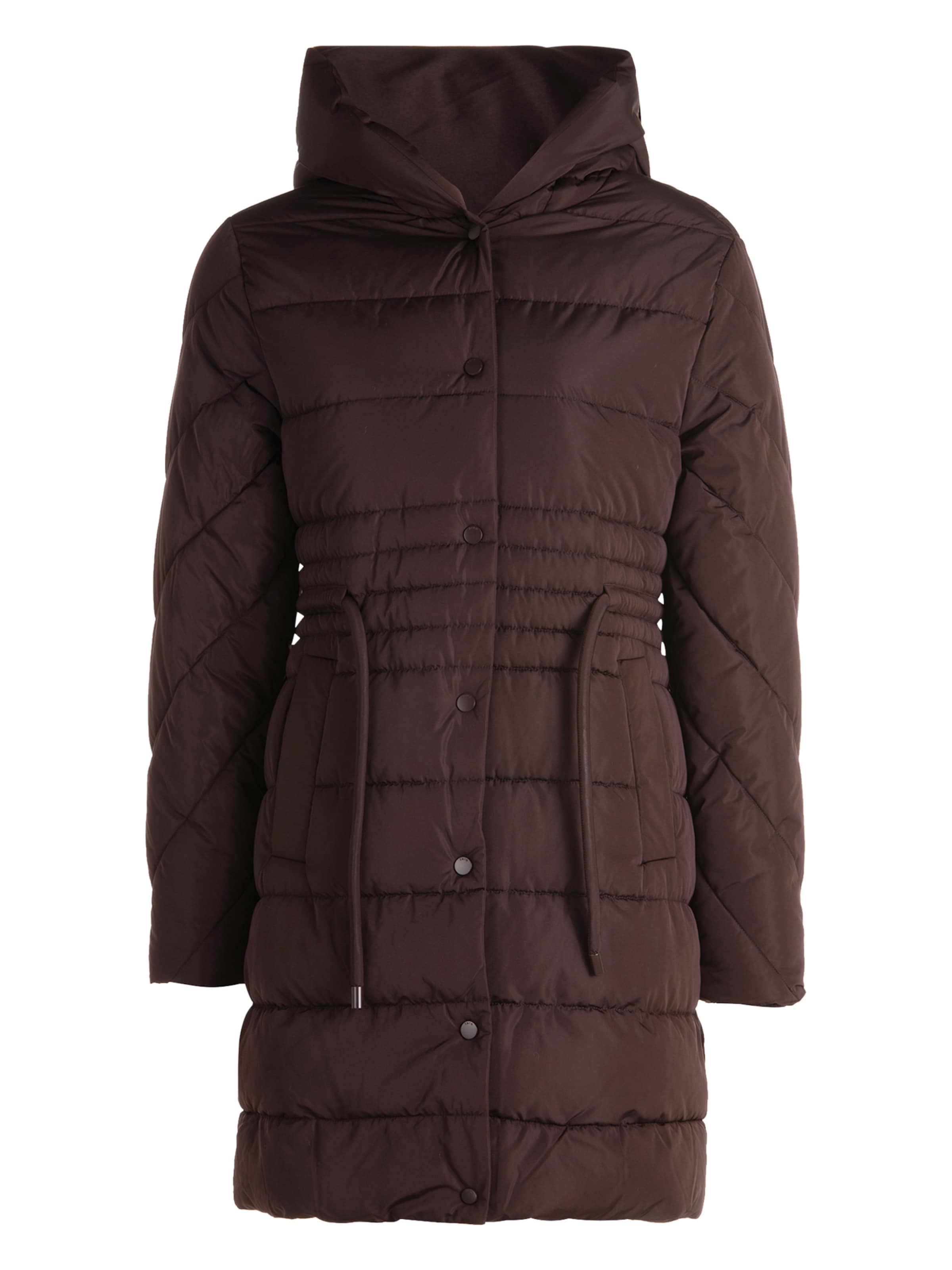 Cappotto di mezza stagione di zero in marrone: frontale