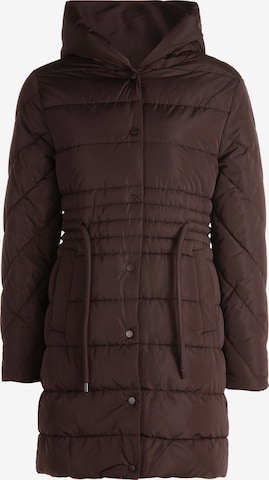 Manteau mi-saison zero en marron : devant