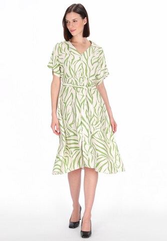 Robe-chemise 'Classic' usha BLACK LABEL en blanc