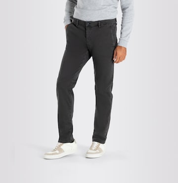 MAC Loose fit Chino Pants in Black: front