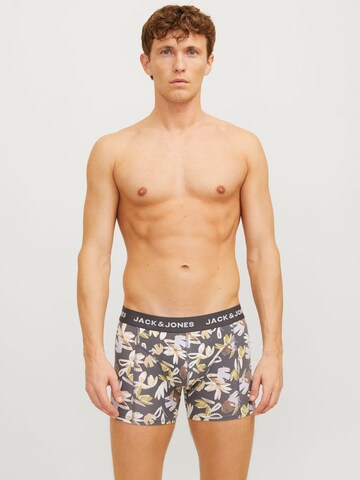 JACK & JONES Boxershorts 'abstract trunks' in Zwart: voorkant