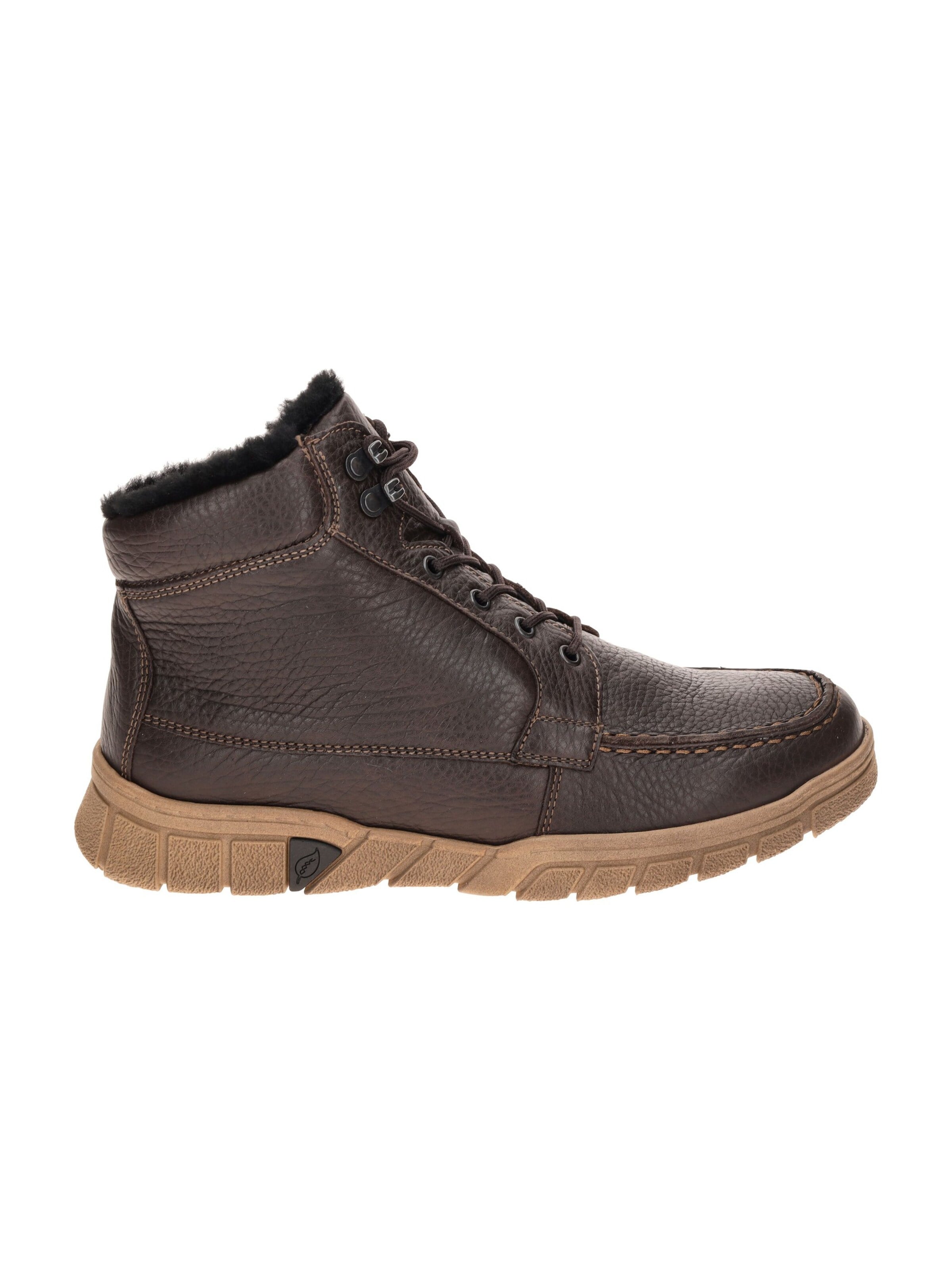 WALDLÄUFER Lace-Up Boots 'Lino' in Brown