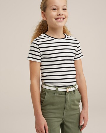 WE Fashion Футболка в Черный: спереди