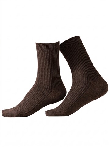 Millo Socks 'Cosy Steps' in Brown