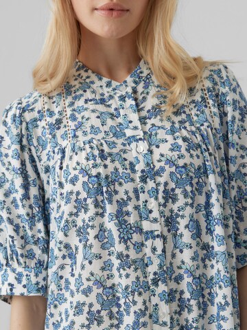 VERO MODA - Vestido camisero 'Milan' en azul