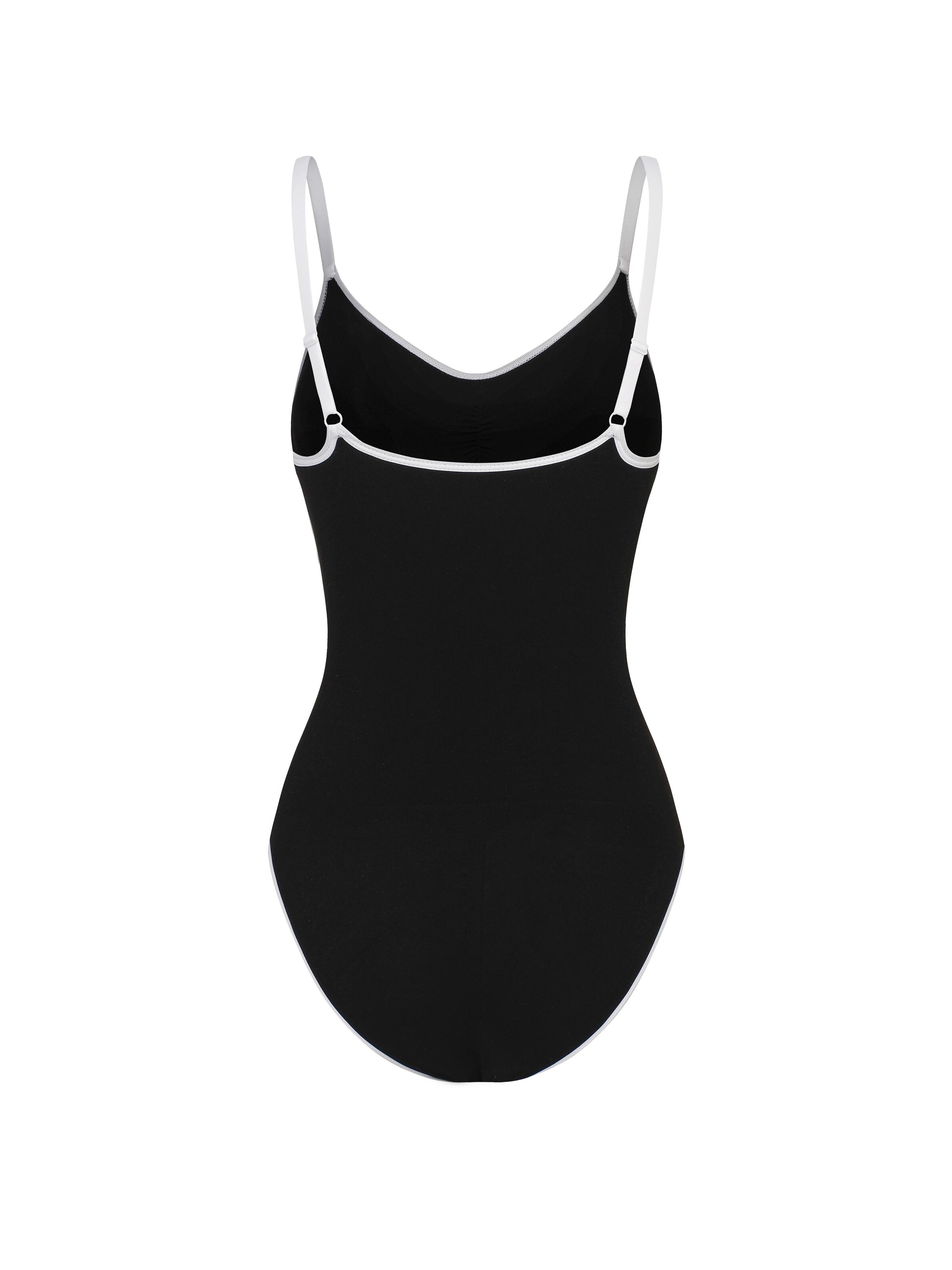 cfab (formerly creamy fabrics) - Body moldeador 'Lined Bodysuit Sculpting Shapewear mit integrierten Pads mit Slip' en negro