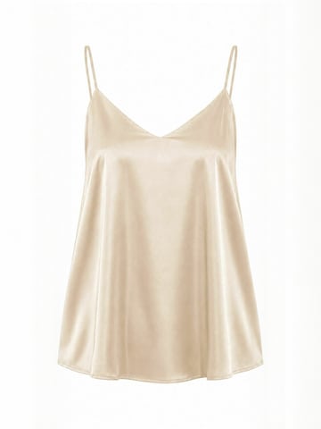 Opal Studio Shirt ' Feline ' in Beige: voorkant