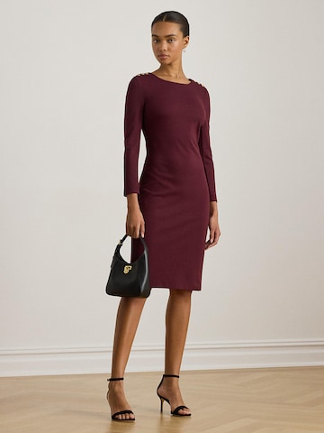 Lauren Ralph Lauren Kootud kleit, värv punane: eest vaates