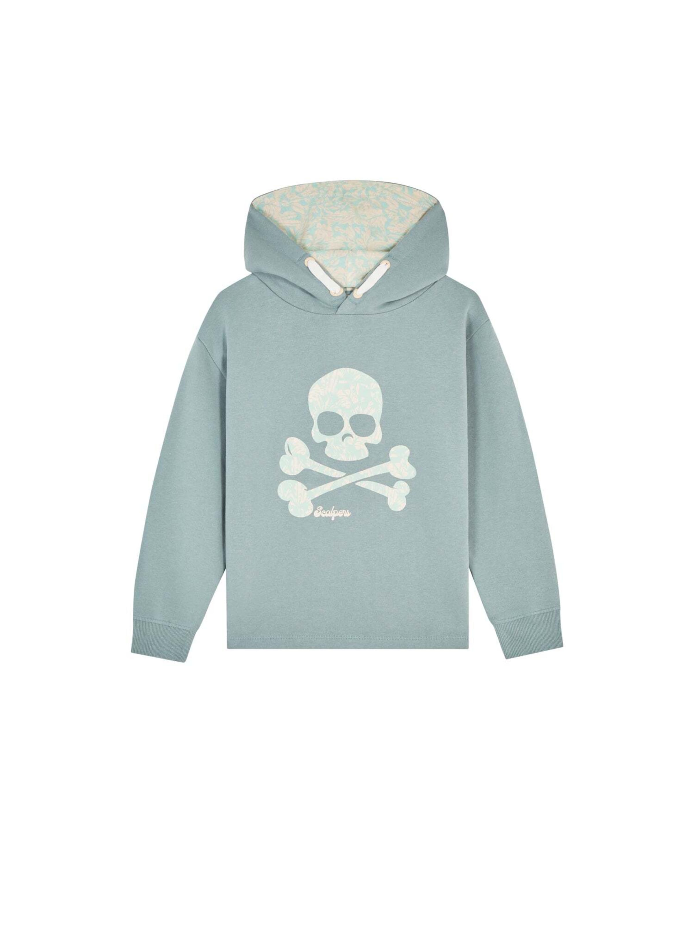 Scalpers Mikina 'Jungle' - Zelená: predná strana