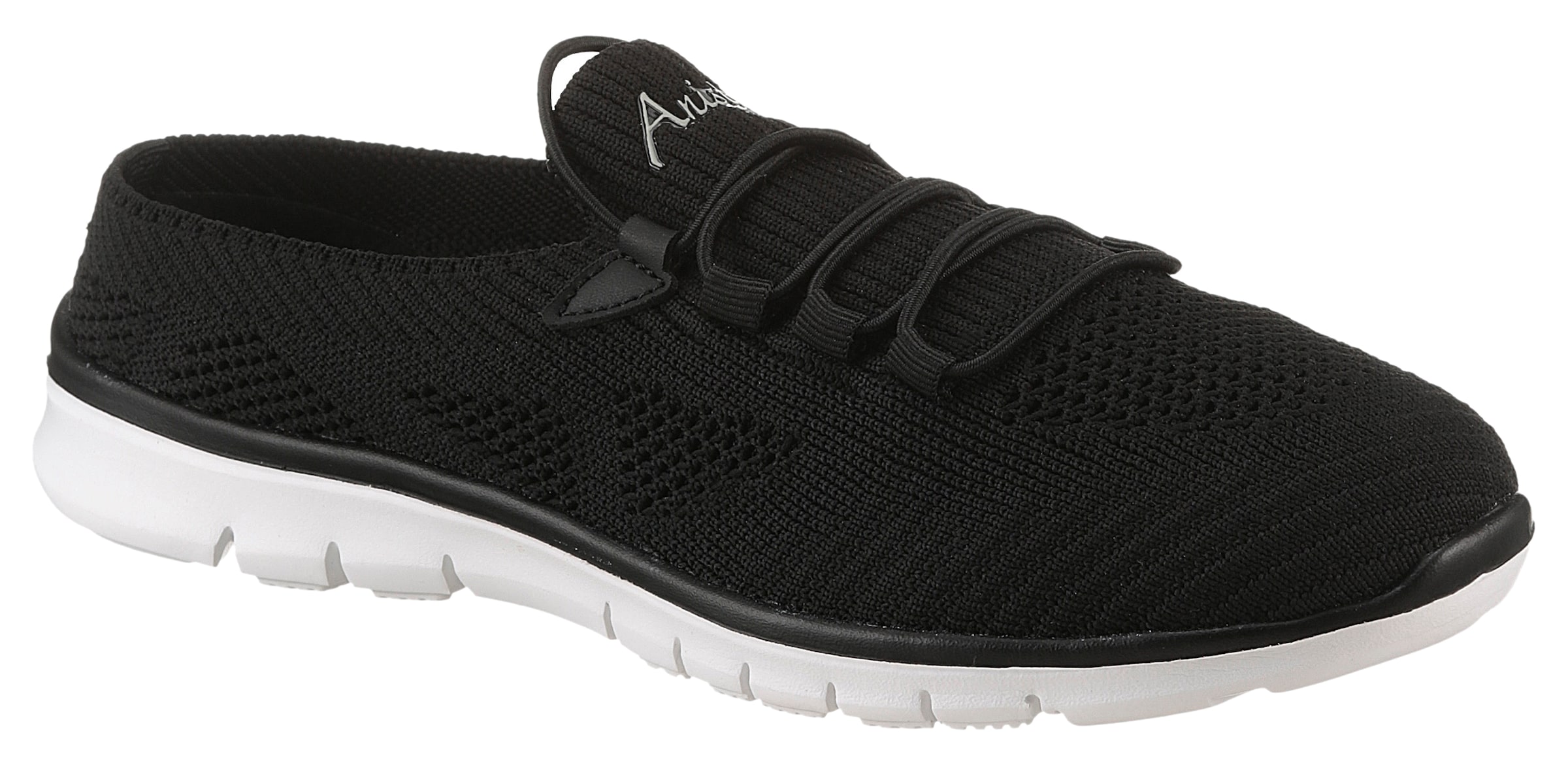 Aniston Slip-Ons in Black: front
