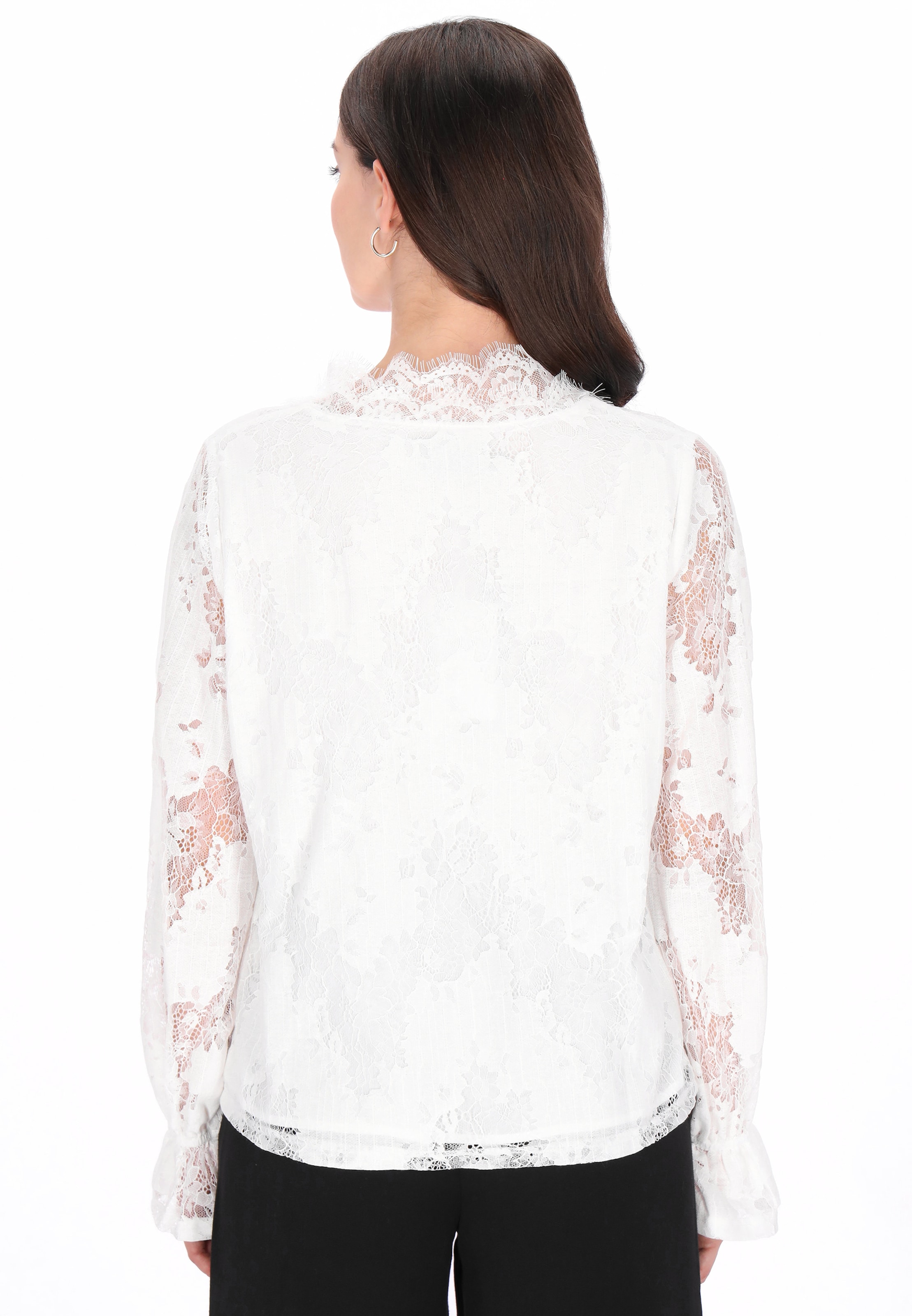 usha BLACK LABEL - Blusa en blanco