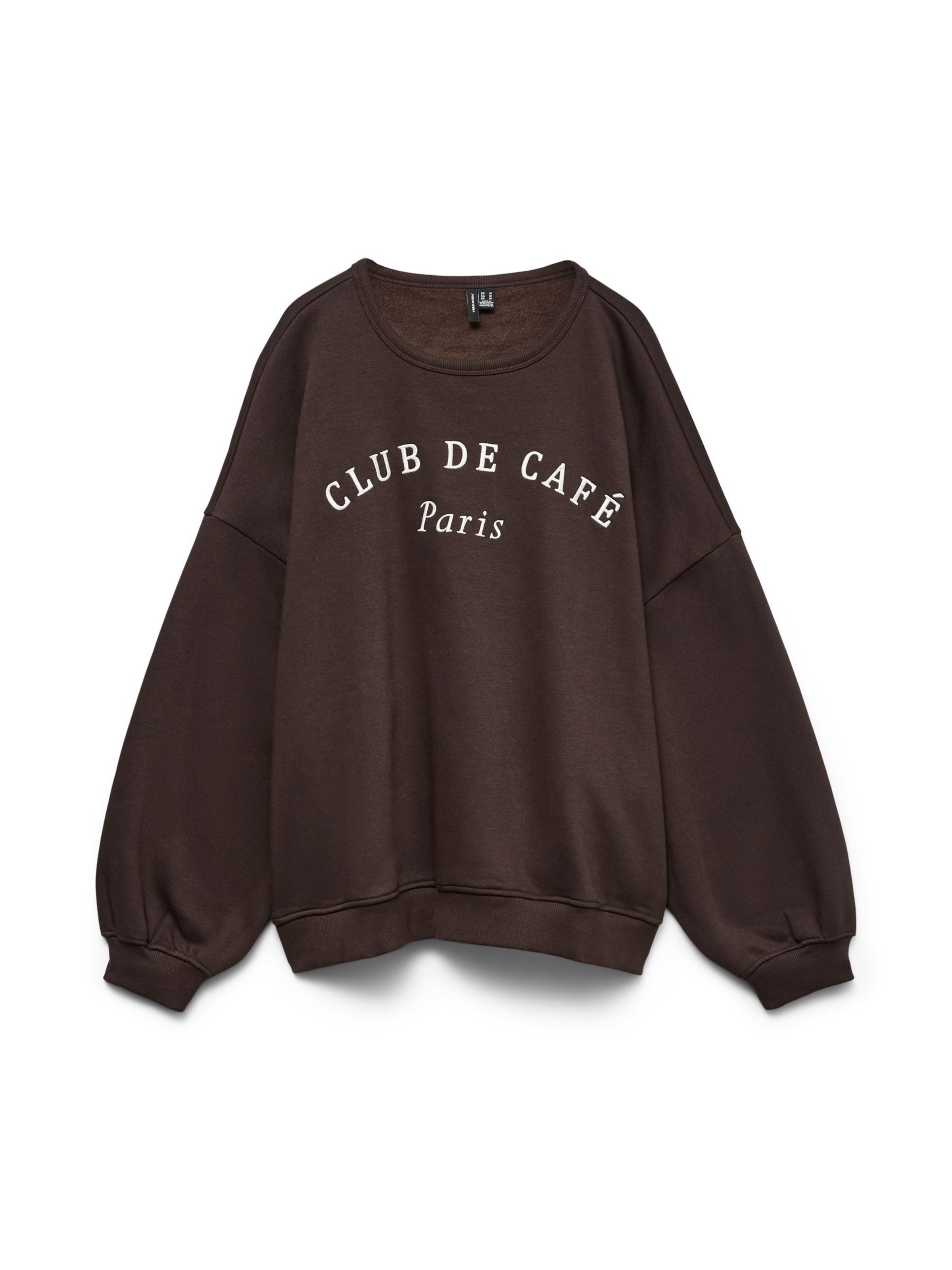 Sweat-shirt 'VMRianne' VERO MODA en marron : devant