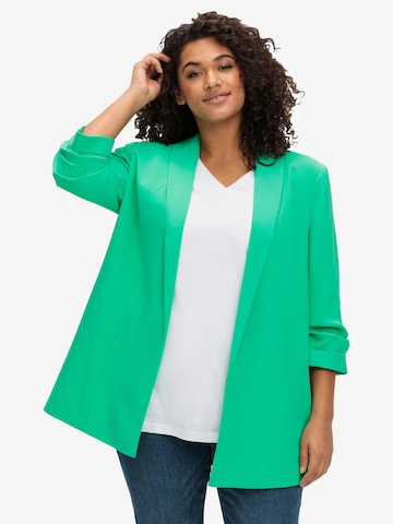 SHEEGO - Blazer em verde: frente