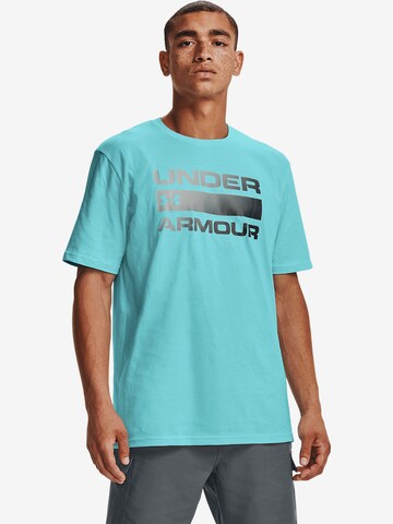UNDER ARMOUR Performance Shirt 'Team Issue' in Blue: front