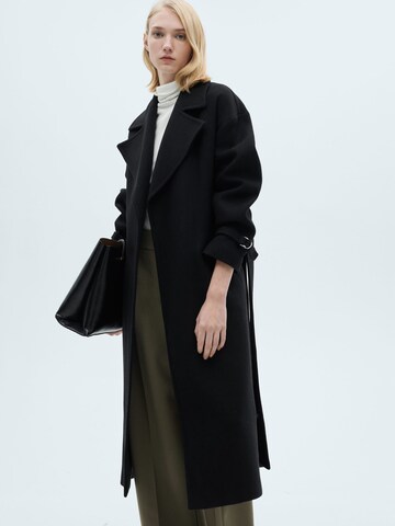 MANGO Between-seasons coat 'Traviata' in Black: front