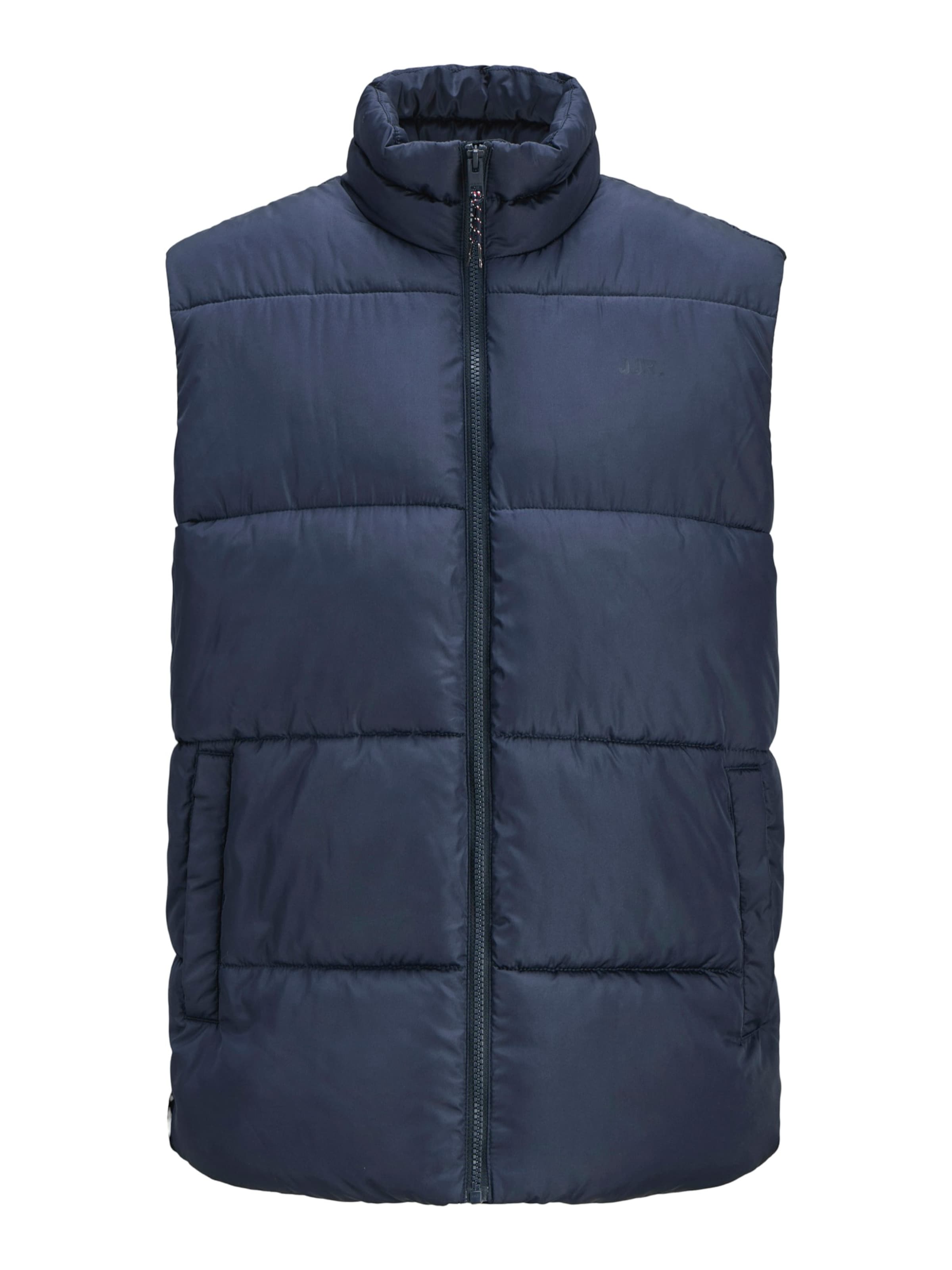 Vestă 'JREBREBEL' de la JJ Rebel pe albastru: față