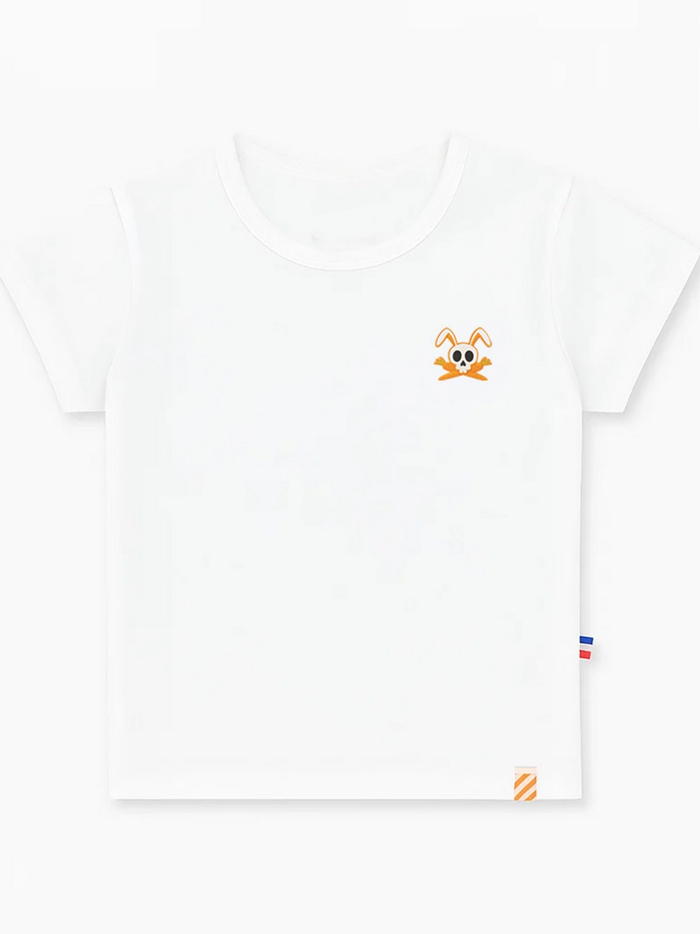 T-Shirt PAPATE en blanc : devant