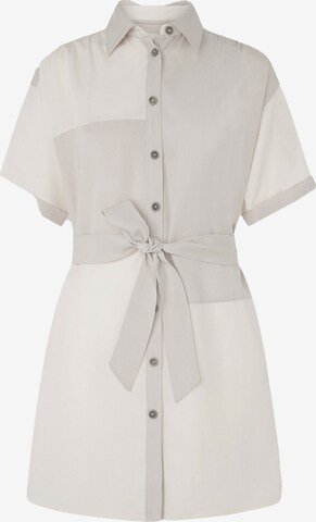 Pepe Jeans Shirt Dress ' FIBIE ' in Beige: front