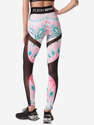 Skinny Pantalon de sport Plein Sport en rose