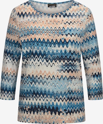 T-shirt Goldner en bleu : devant