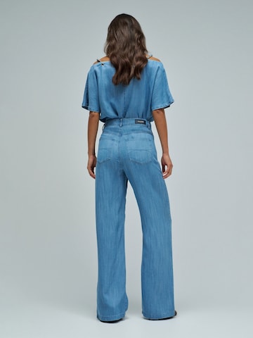 Regular Pantalon chino Salsa Jeans en bleu