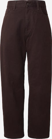 Carhartt WIP Regular Housut 'Landon' värissä ruskea: etupuoli