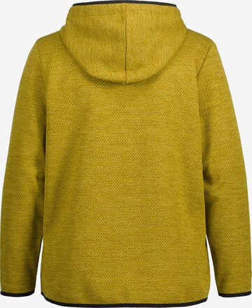 Ulla Popken Zip-Up Hoodie in Yellow