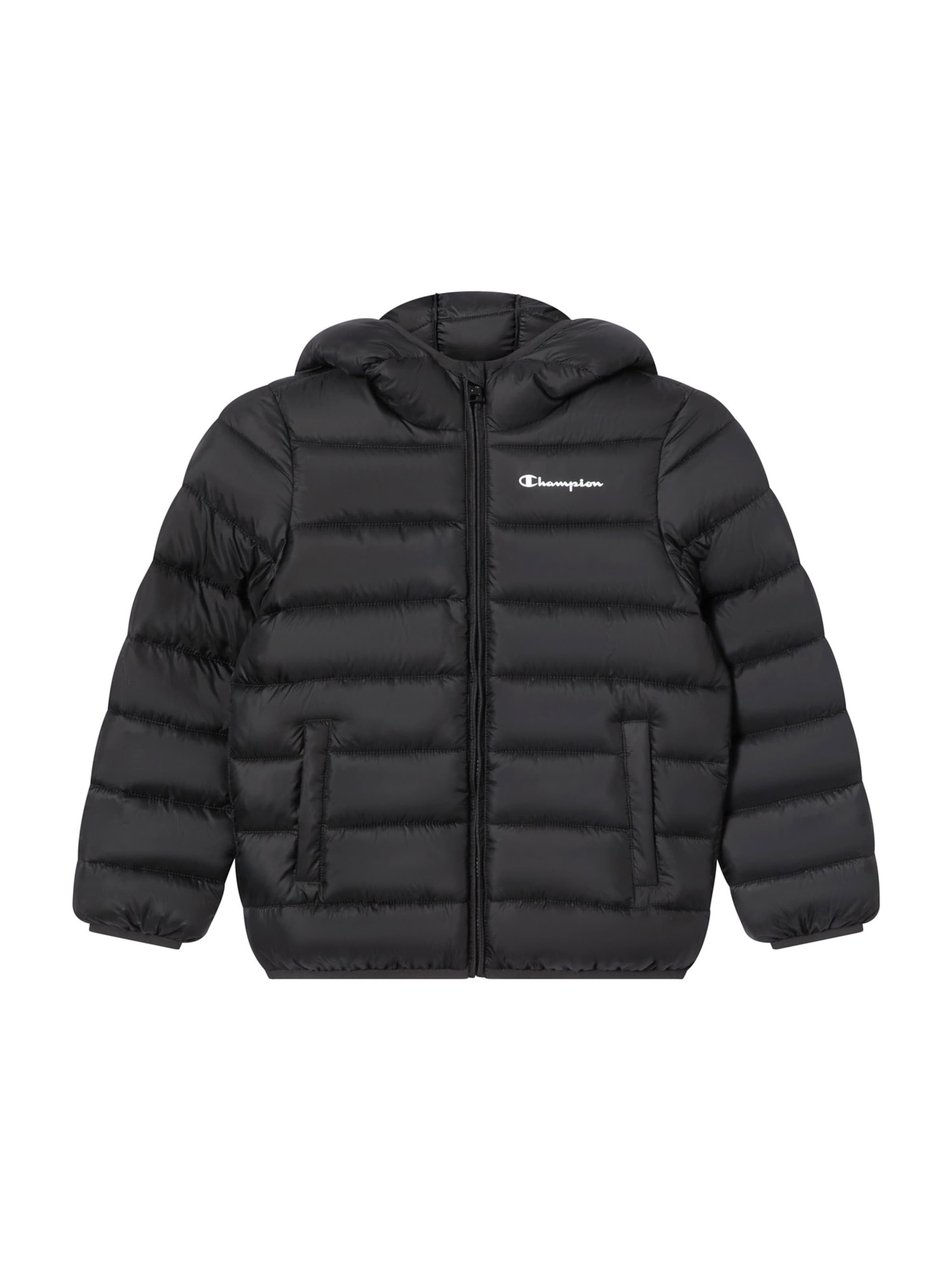 Champion Authentic Athletic Apparel Winterjas in Zwart: voorkant