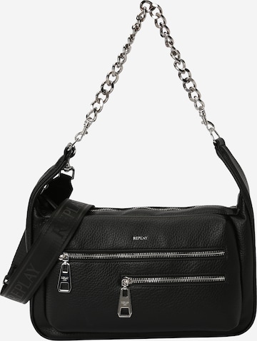 Sac bandoulière REPLAY en noir : devant