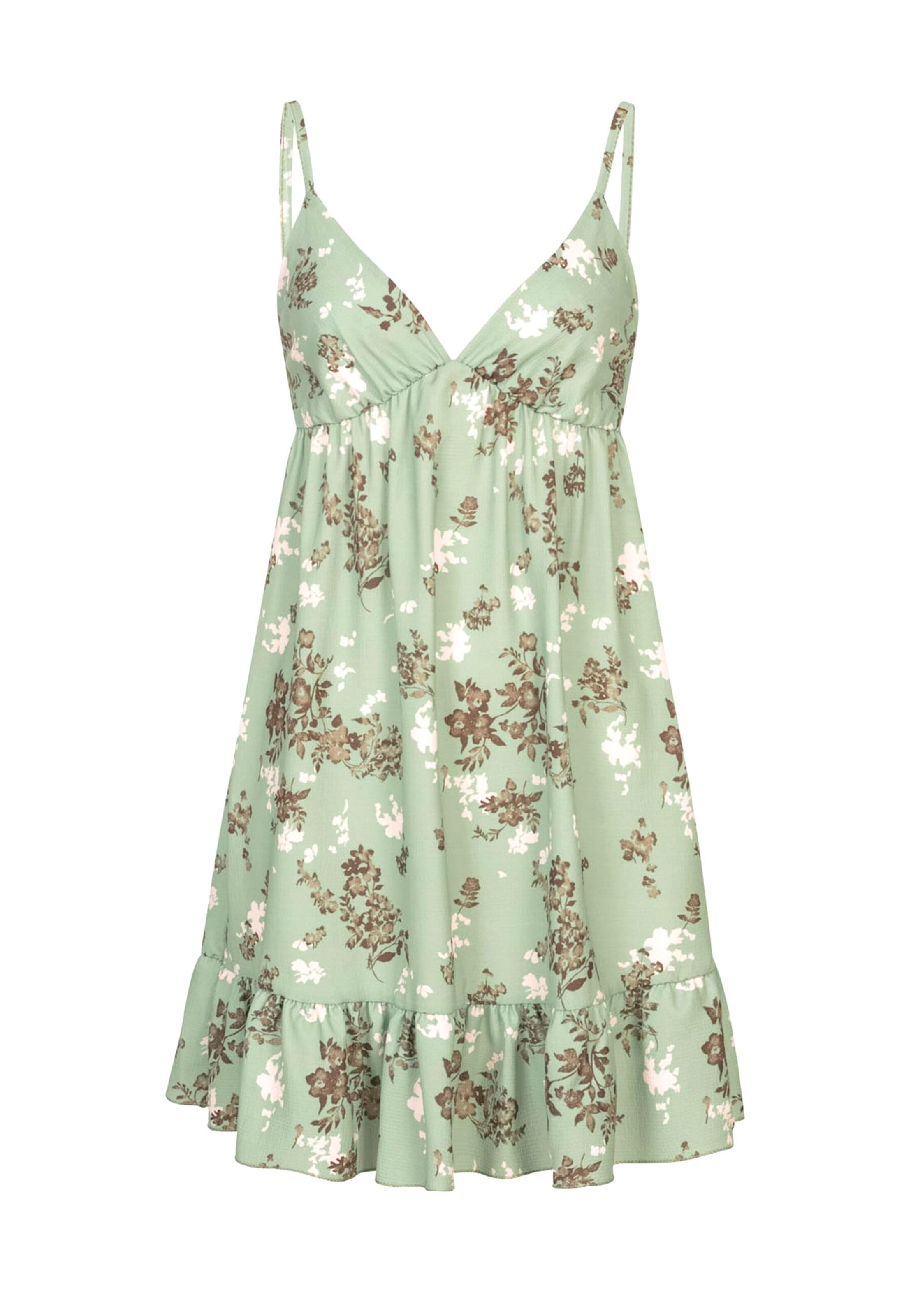 Cloud5ive Kleid in Grün: Vorderseite