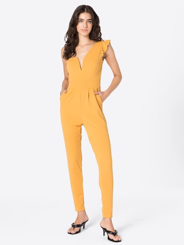 WAL G. Jumpsuit 'MEINE' in Yellow: front