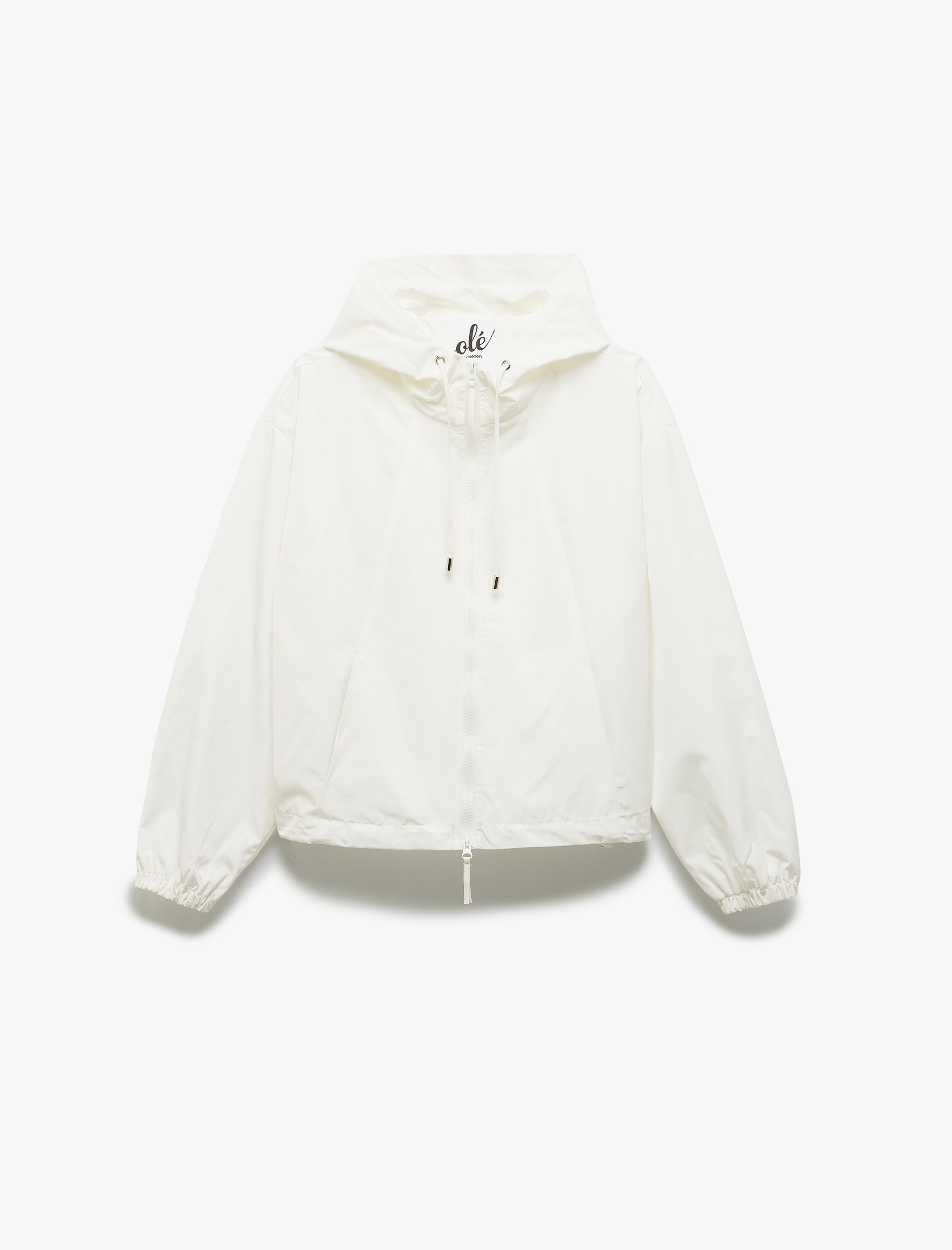 Koton Between-Season Jacket in White: front