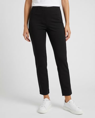 STEHMANN Boot cut Pants in Black: front