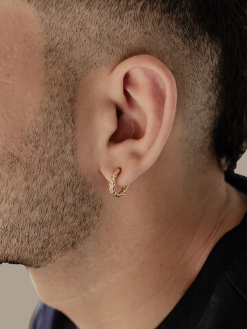 Hey Happiness Ohrring 'Braided' in Gold