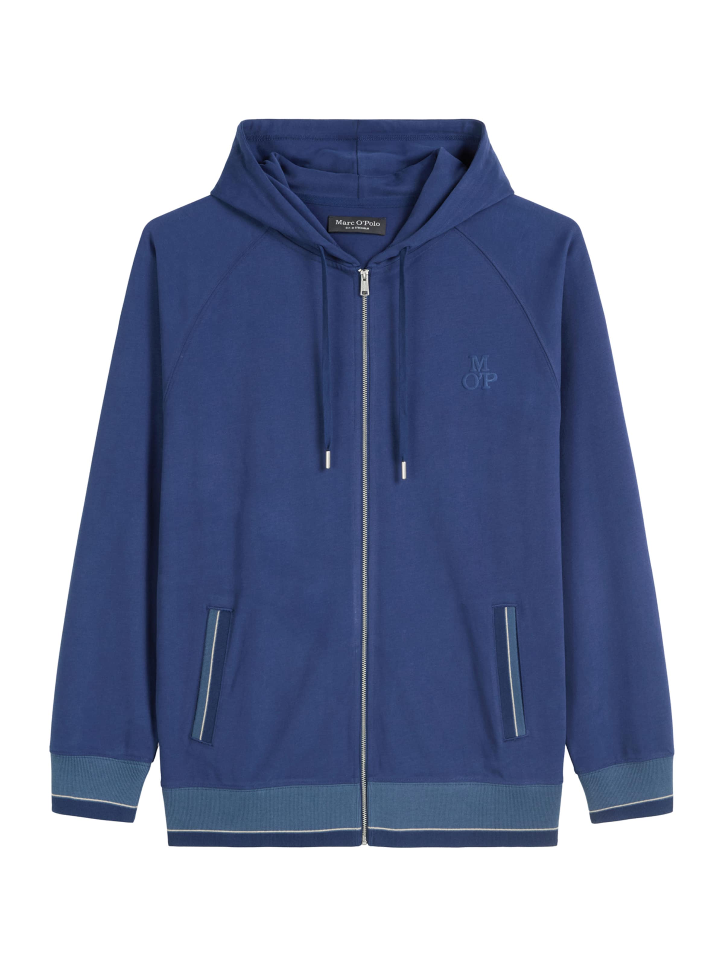 Marc O'Polo - Sudadera con cremallera ' Heavy Jersey ' en azul: frente