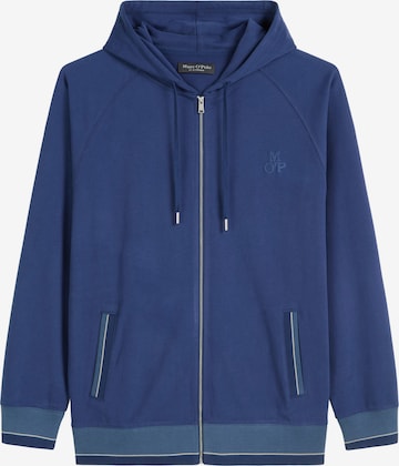 Marc O'Polo - Sudadera con cremallera ' Heavy Jersey ' en azul: frente