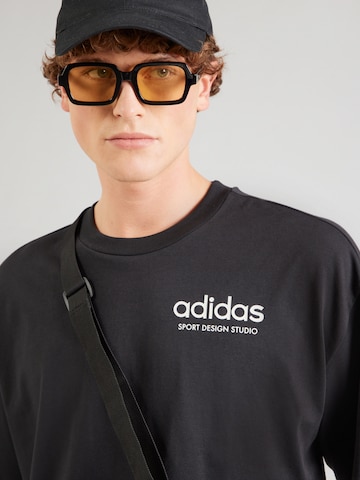 ADIDAS ORIGINALS Shirt 'ASD' in Black