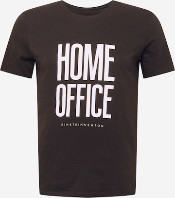 EINSTEIN & NEWTON Póló 'Home Office' - fekete: elől