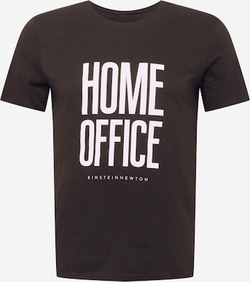 EINSTEIN & NEWTON T-Shirt 'Home Office' in Schwarz: predná strana